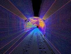 scan of the WMATA B line tunnel