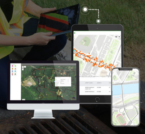 Desktop and handheld devices are compatible with GIS