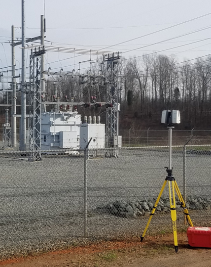 surveying substations with Terrestrial LiDAR scanner