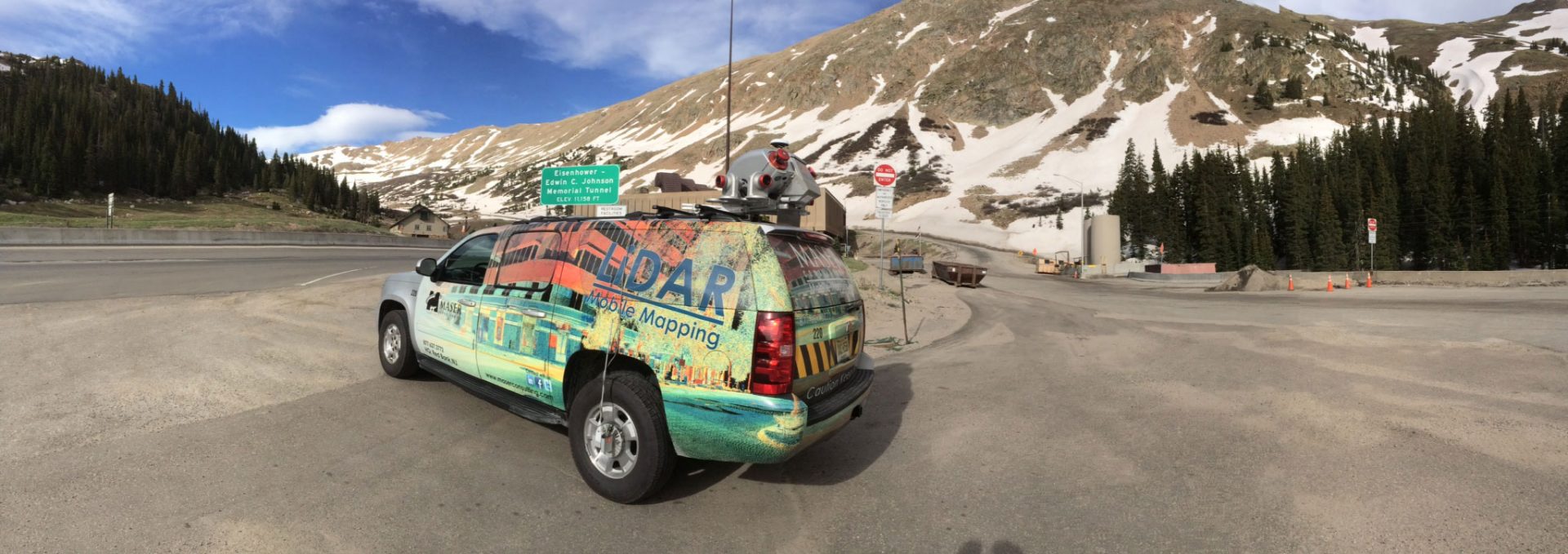 Mobile Lidar truck in Colorado